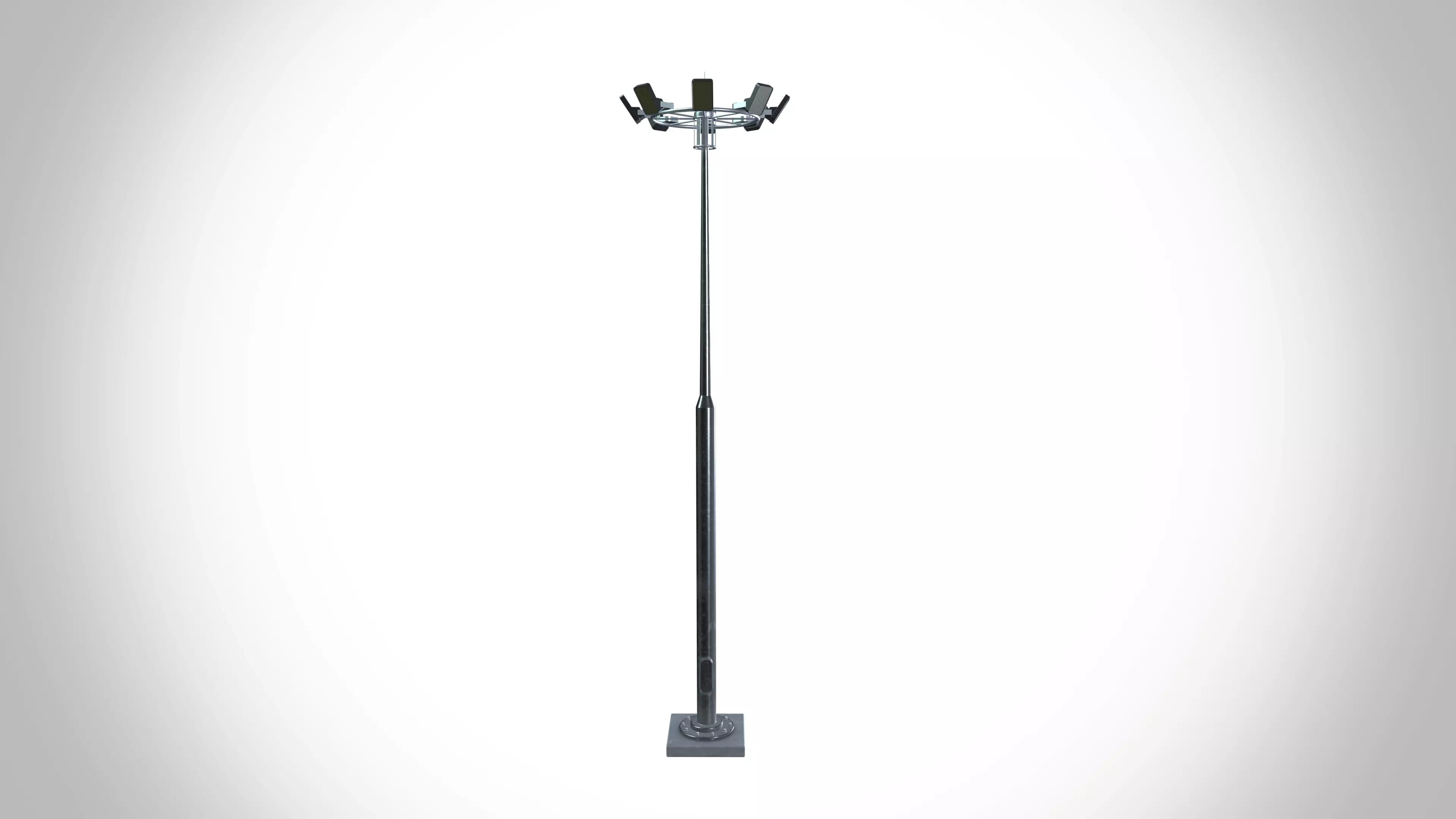 High Mast Light 3D model_0