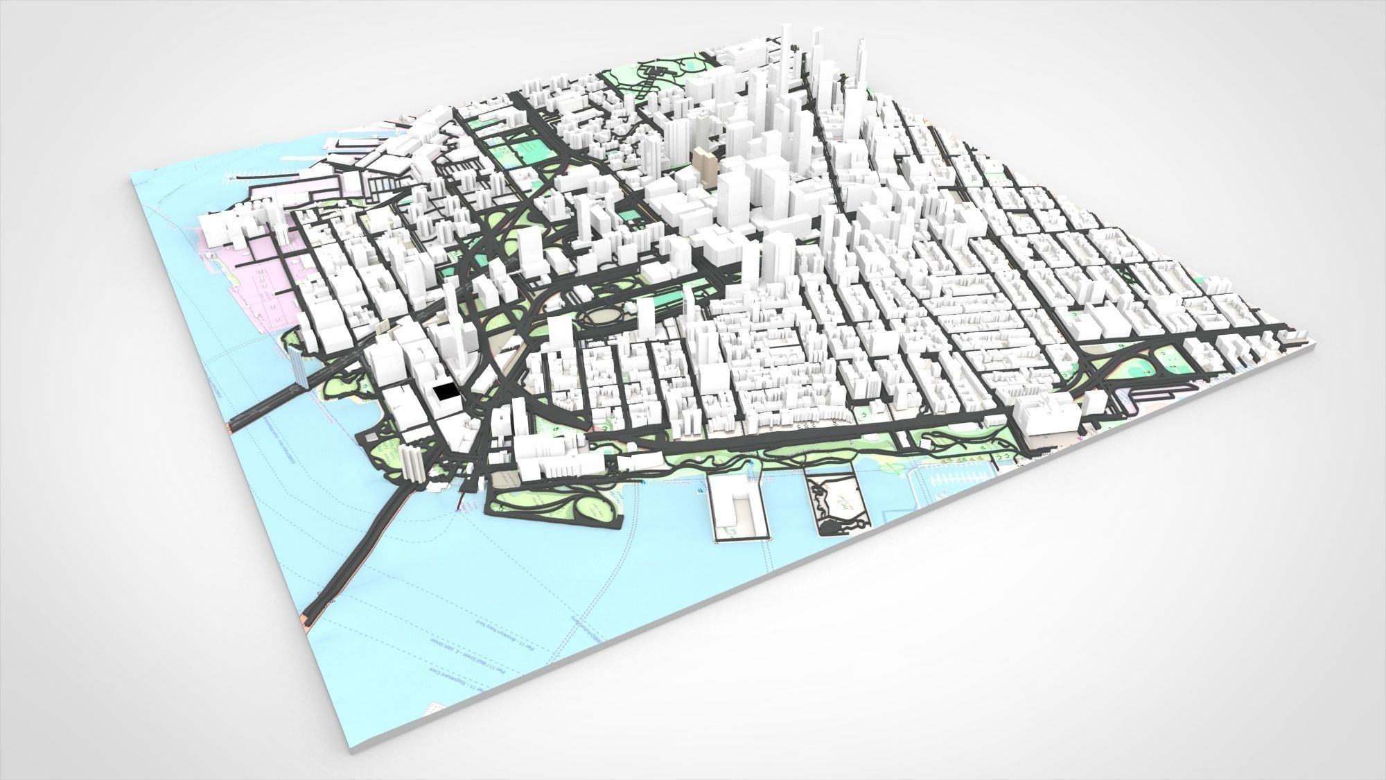 Cityscape Broolkyn New York United States 3D print model 3D print model_7