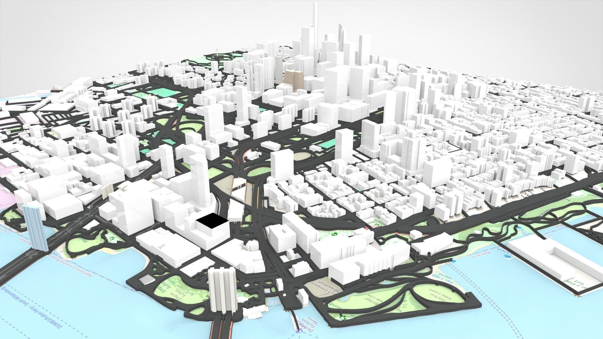 Cityscape Broolkyn New York United States 3D print model 3D print model_5