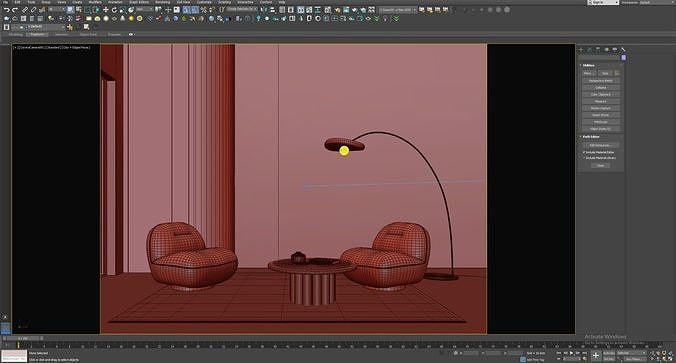 3D interior Minimal scene 39 3D model 5