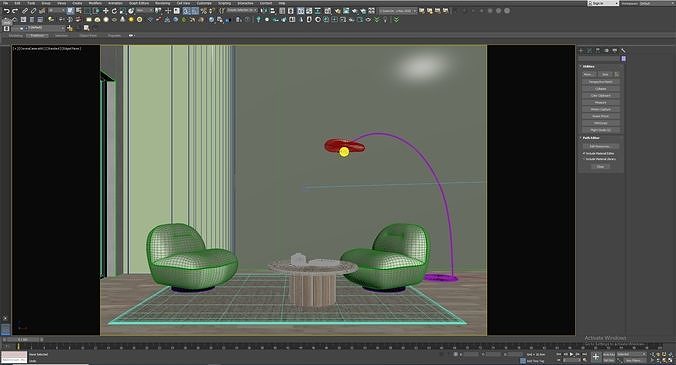 3D interior Minimal scene 39 3D model 4
