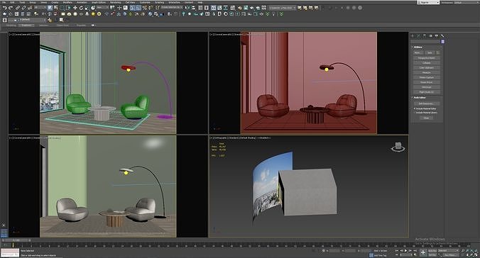 3D interior Minimal scene 39 3D model 3