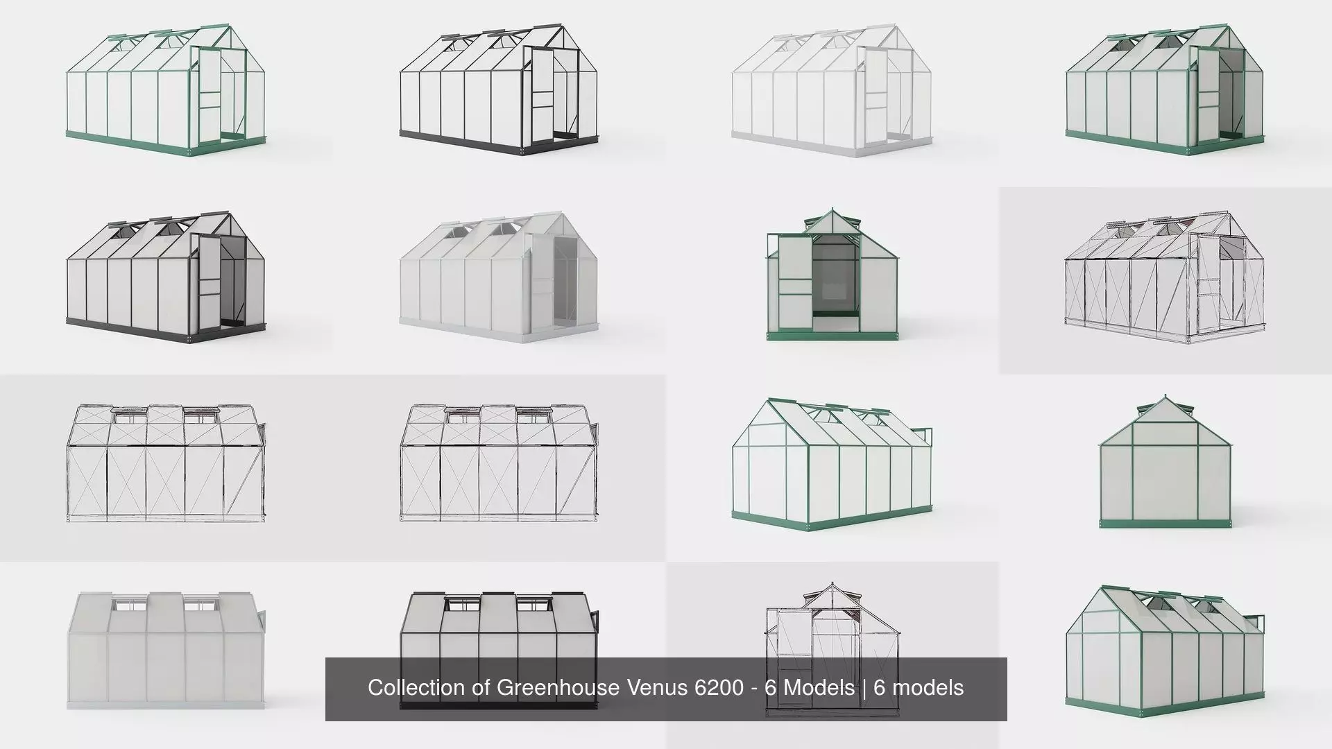 Collection of Greenhouse Venus 6200 - 6 Models _0