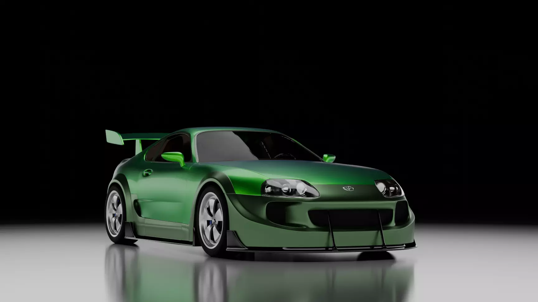Toyota Supra MK IV Modified Free 3D model