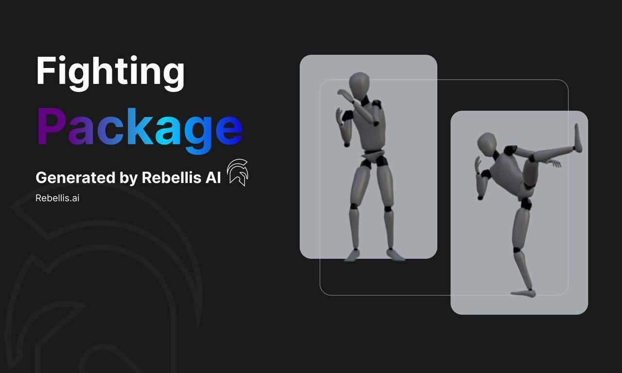 RebellisFightPack Low-poly 3D model_5