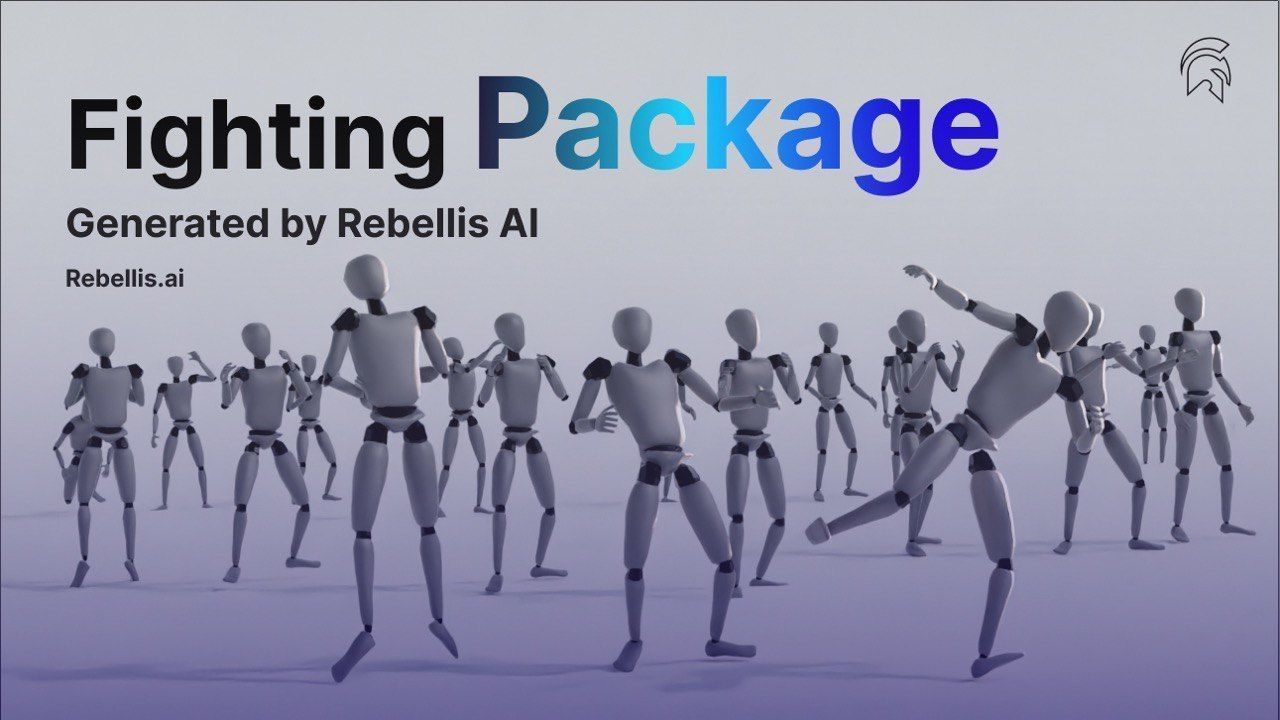 RebellisFightPack Low-poly 3D model_6