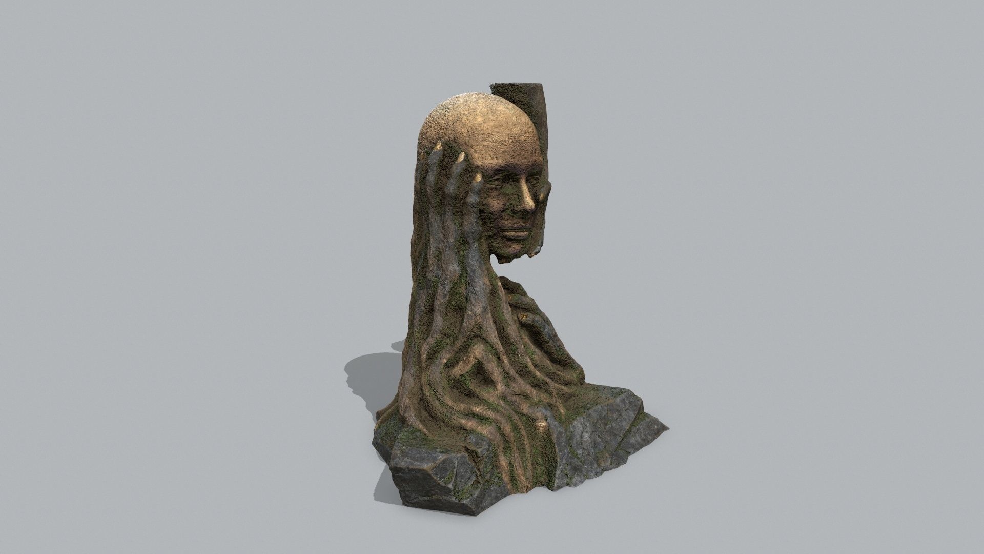 Hands of the devil Low-poly 3D model_3