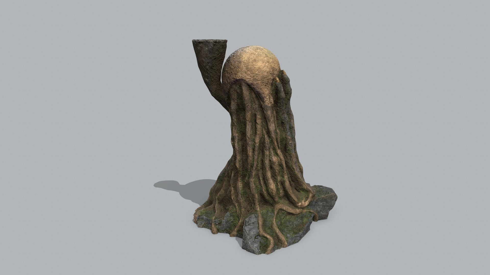 Hands of the devil Low-poly 3D model_6