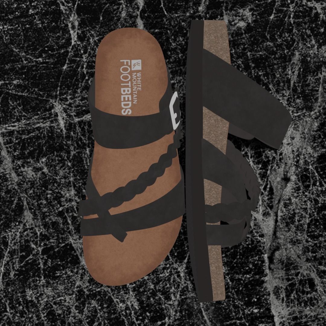 WHITE MOUNTAIN FOOTBET 3D SANDALS 3D model_2