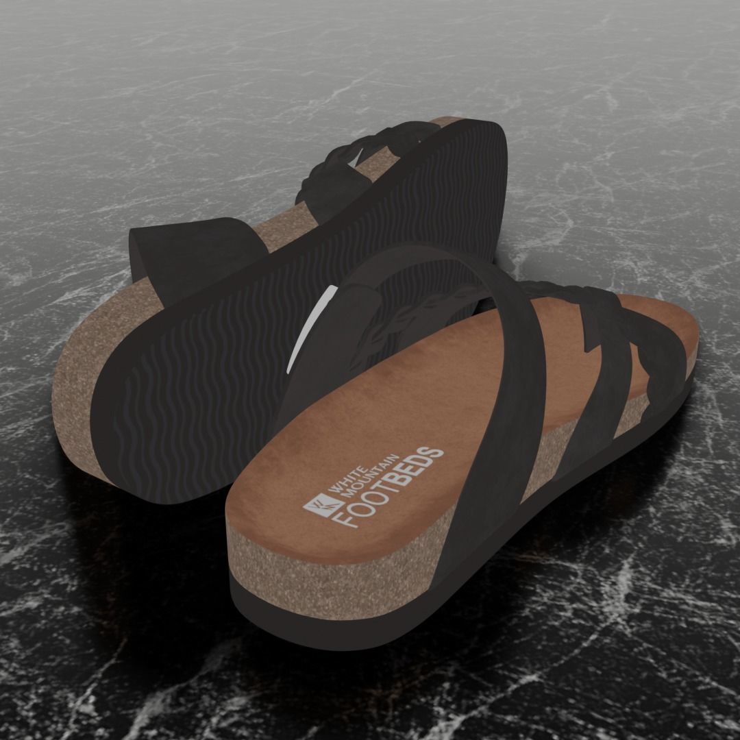 WHITE MOUNTAIN FOOTBET 3D SANDALS 3D model_5