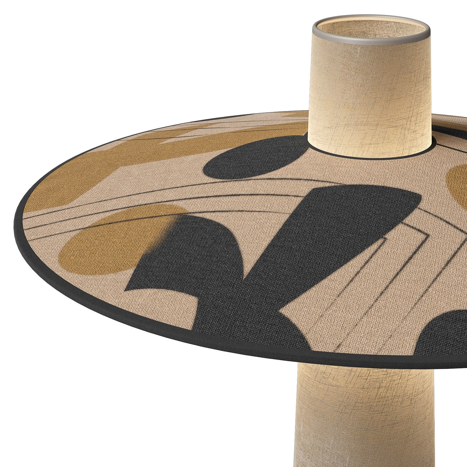 Forestier lamp post Thesee 3D model_5