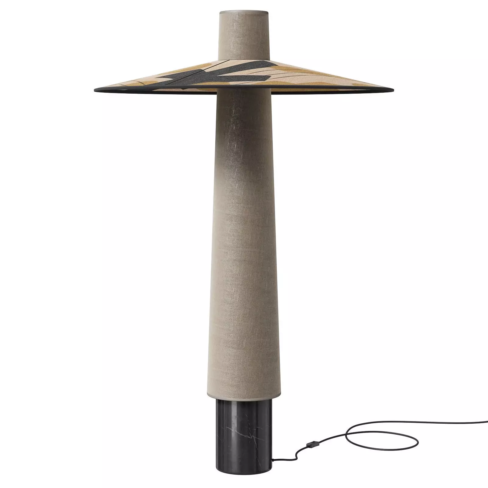 Forestier lamp post Thesee 3D model_0