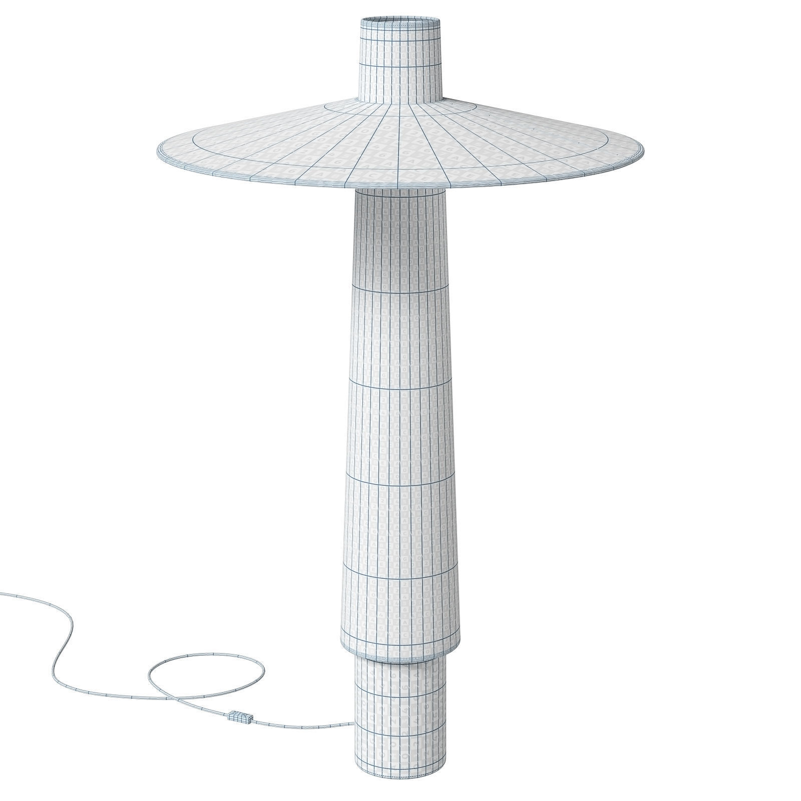 Forestier lamp post Thesee 3D model_6