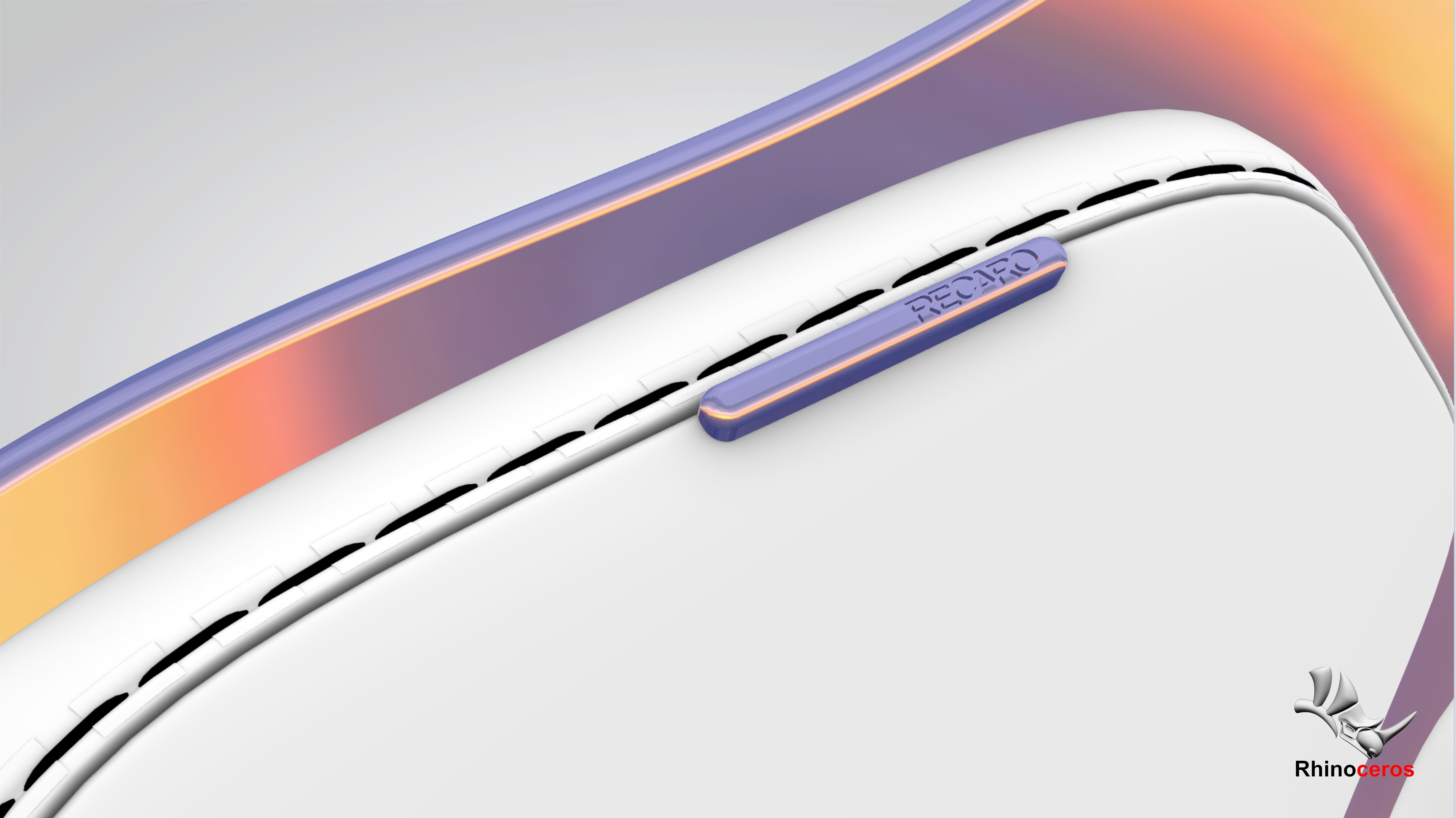  RECARO podium cf 3d model Low-poly 3D model_4