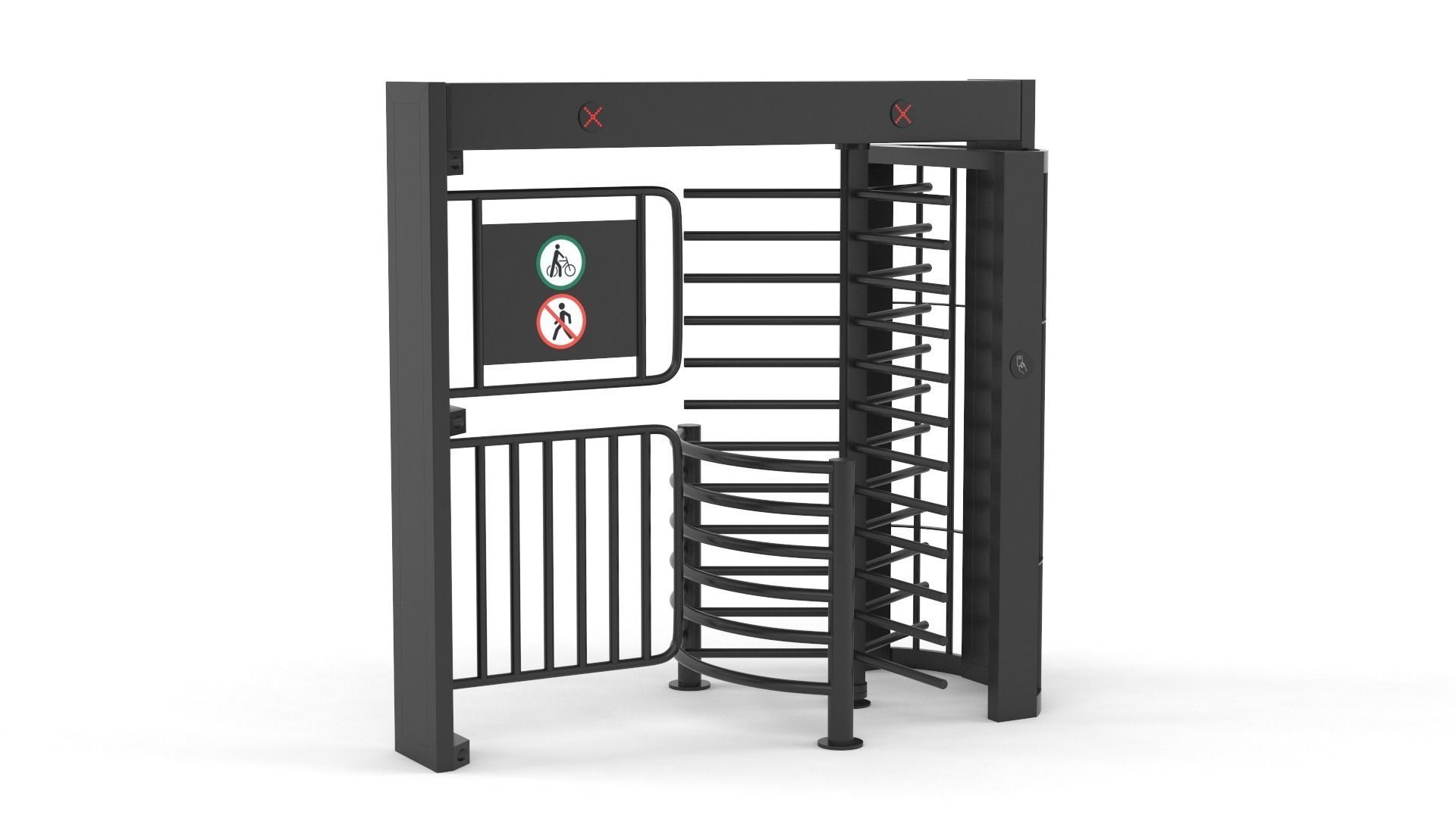 Turnstile Gate 3D model_2