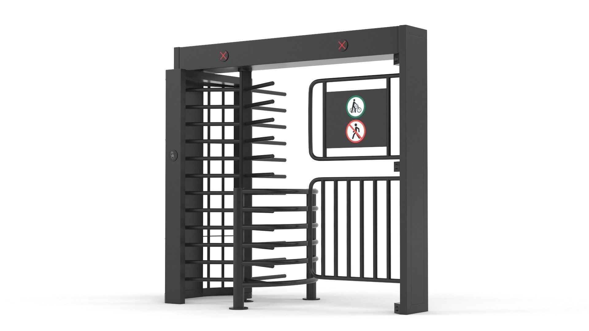 Turnstile Gate 3D model_3