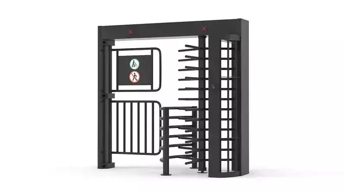 Turnstile Gate 3D model