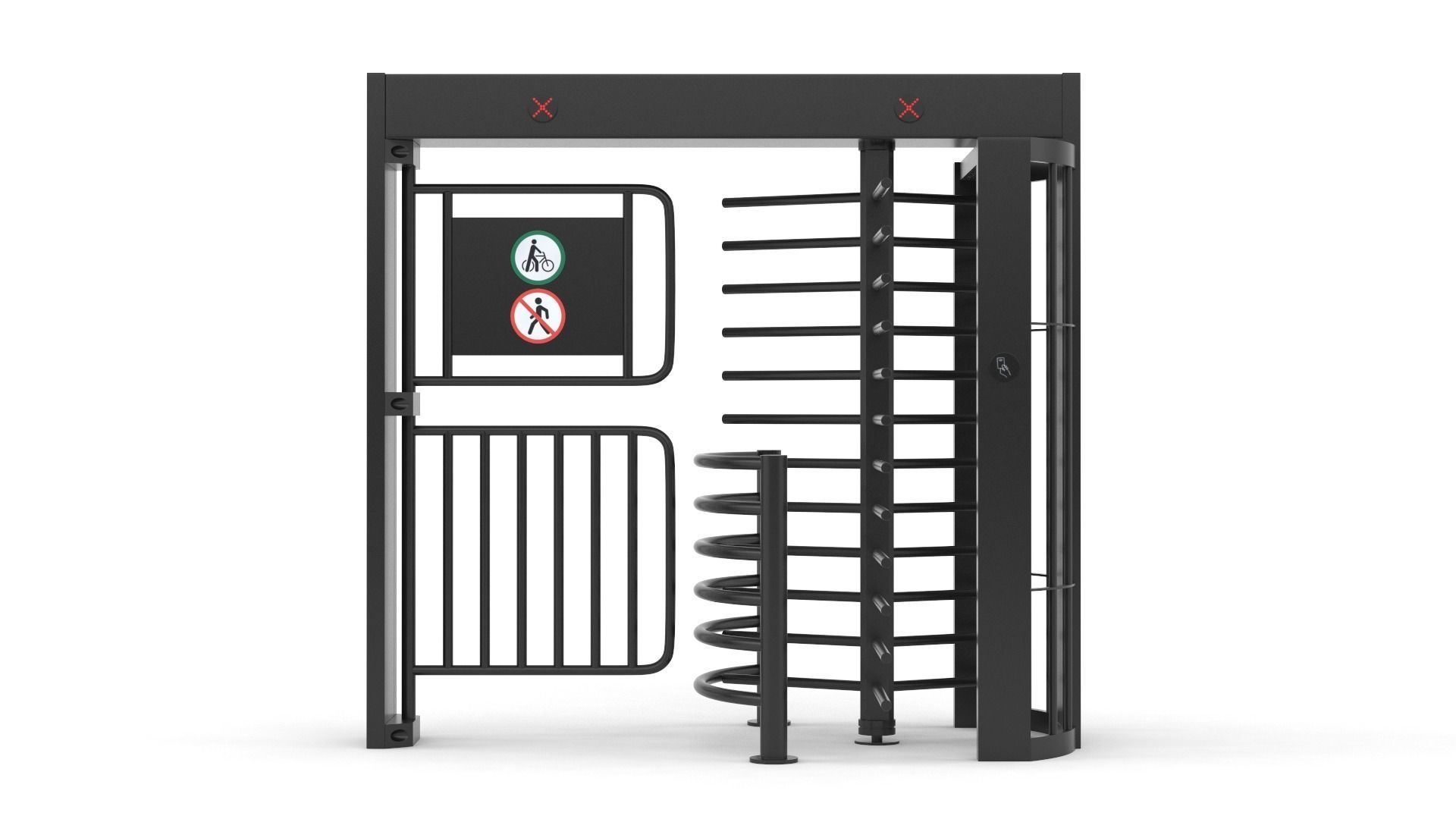 Turnstile Gate 3D model_1