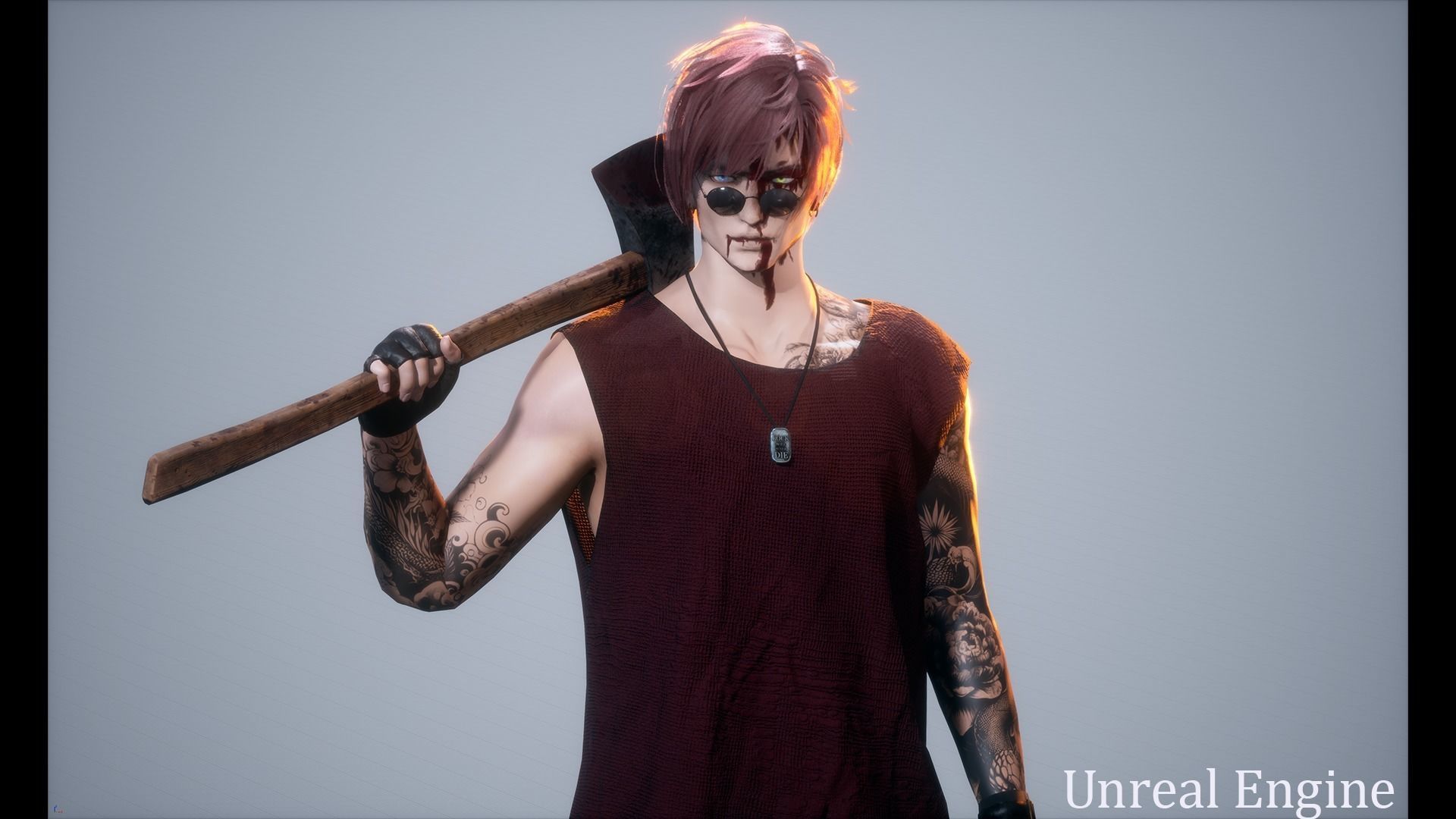 ModernGuy3 Damien Low-poly 3D model_13