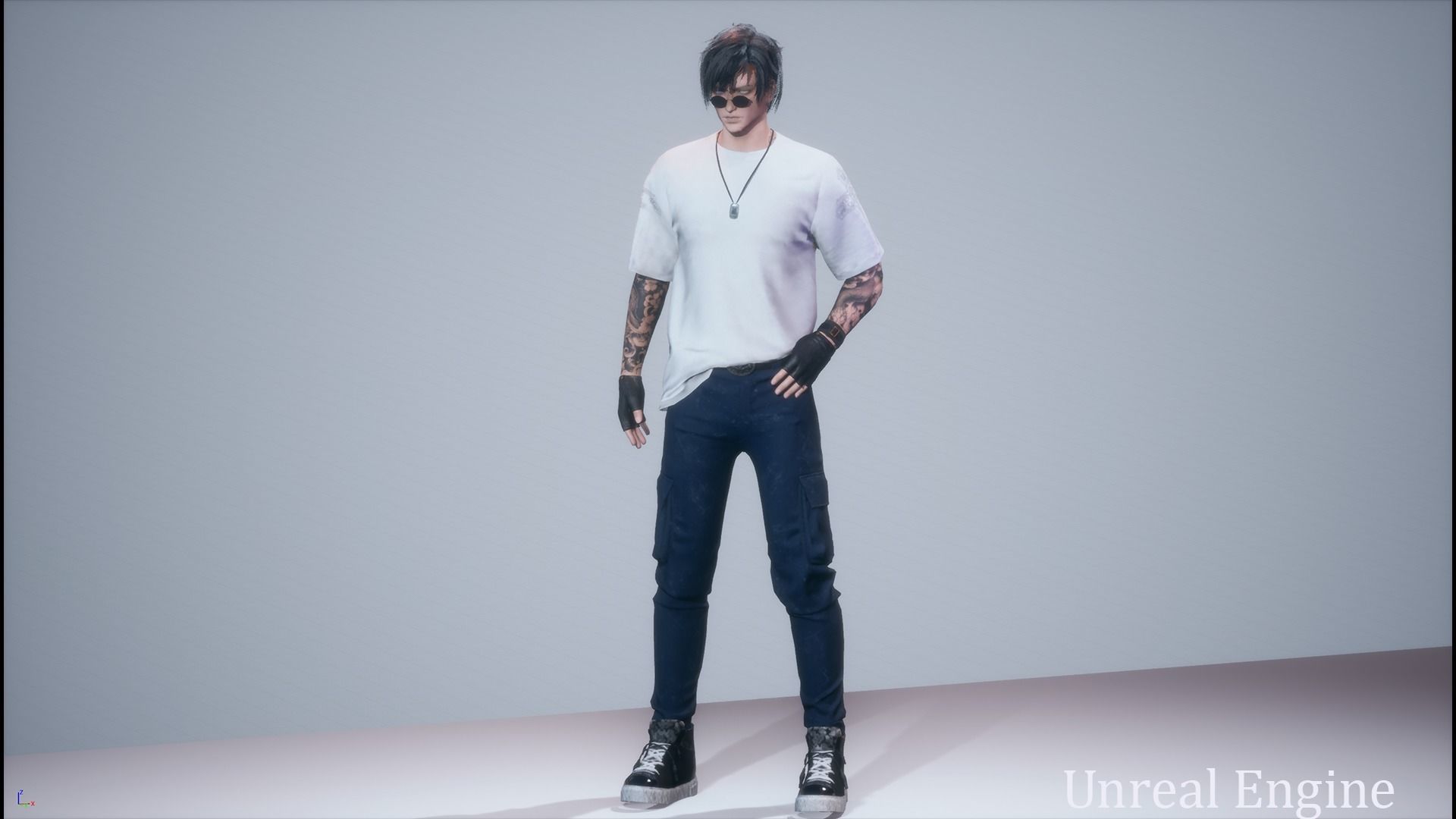 ModernGuy3 Damien Low-poly 3D model_15