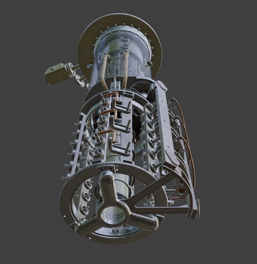 Transformer on-load tap changer OILTAP MS 3D model_2