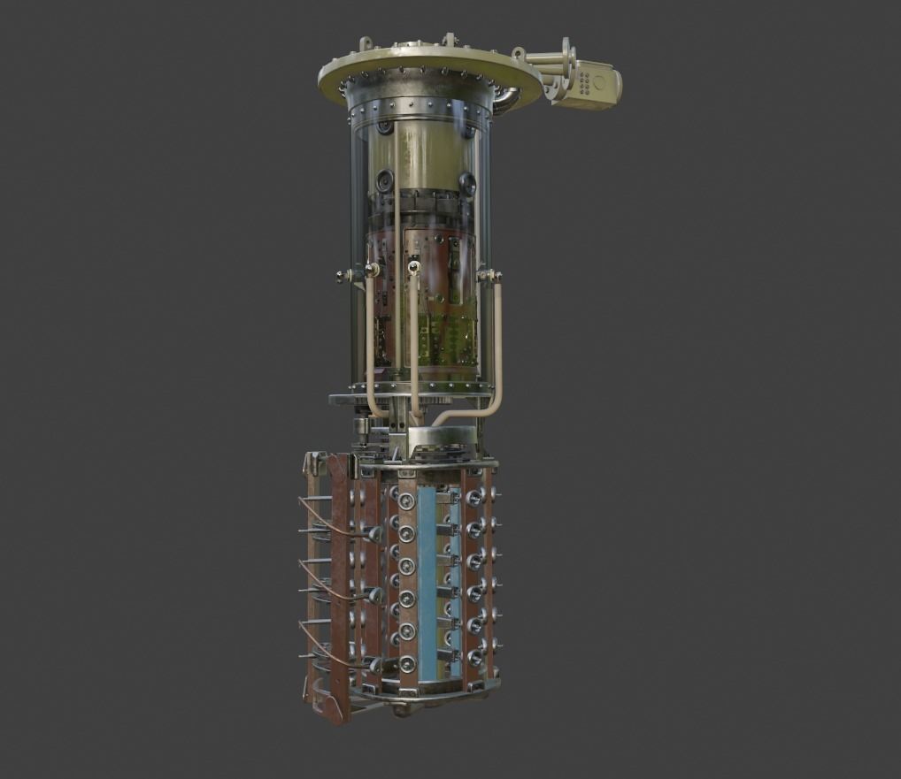 Transformer on-load tap changer OILTAP MS 3D model_1