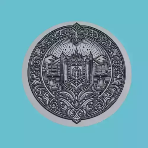 Moldova Map Medallion Wall Art Printer