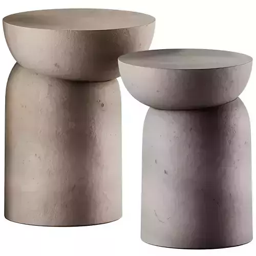AM PM Fraulino Stone Side Table
