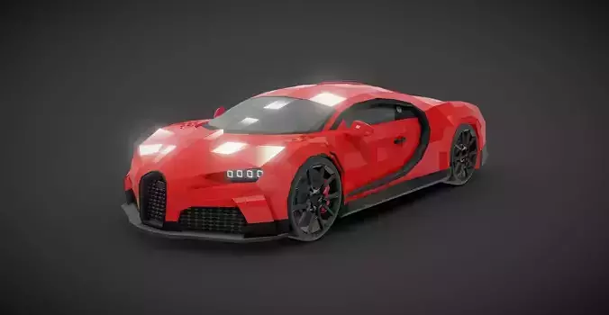 Bugatti - Lowpoly