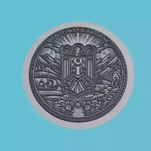 Moldova Map Medallion Wall Art Printer