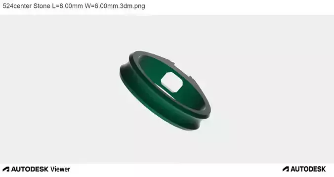 Men Ring with an Emerald Cut Center Stone