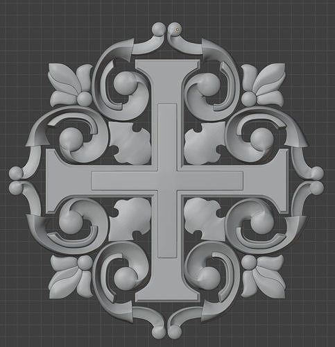 Cross 3D model