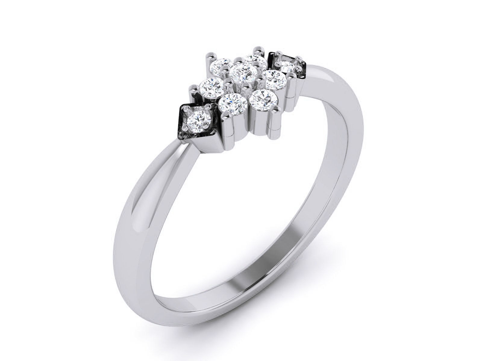 Light Weight Ring 3dm renders details 3D print model_11