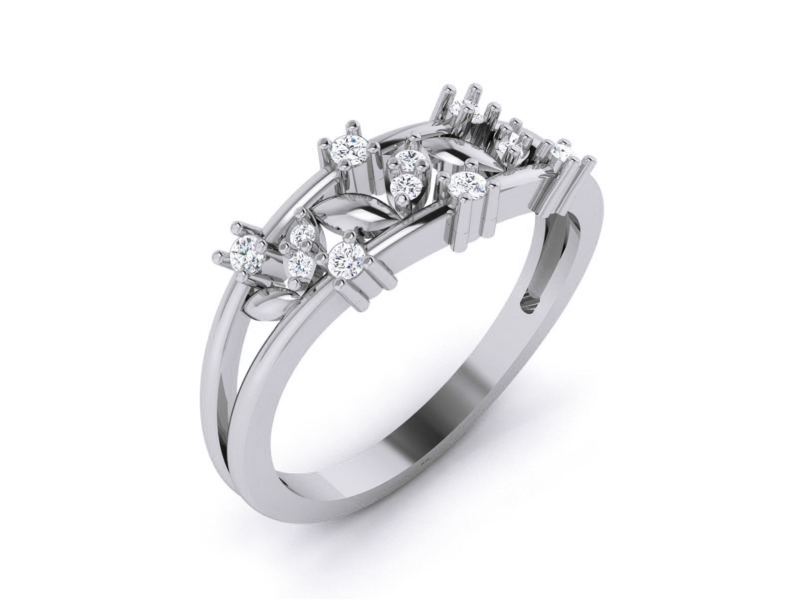 Light Weight Ring 3dm renders details 3D print model_10