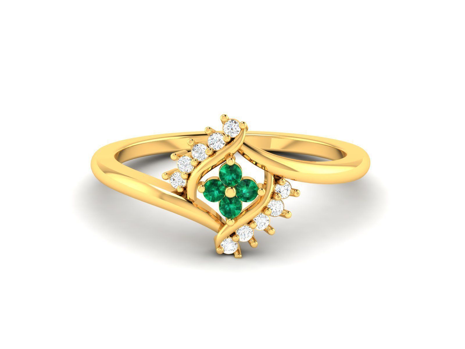 Light Weight Ring 3dm renders details 3D print model_1