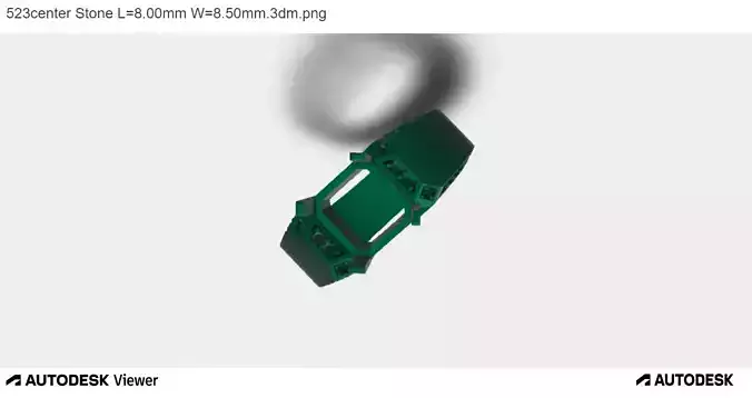 Men Ring with an Asscher Cut Center Stone