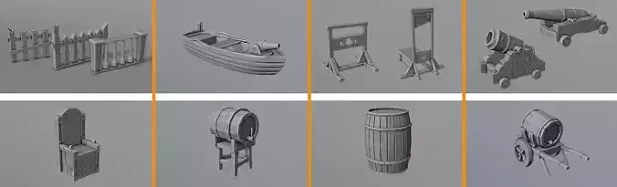 Pirate decor 3D print model