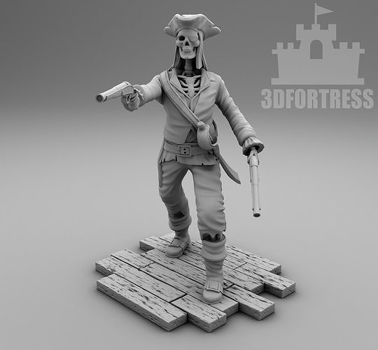 PirateSceleton 3D print model