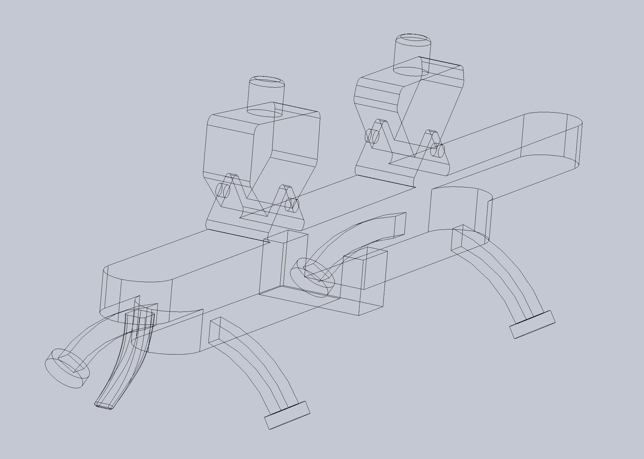A5M4 Bomb rack 3D print model_1