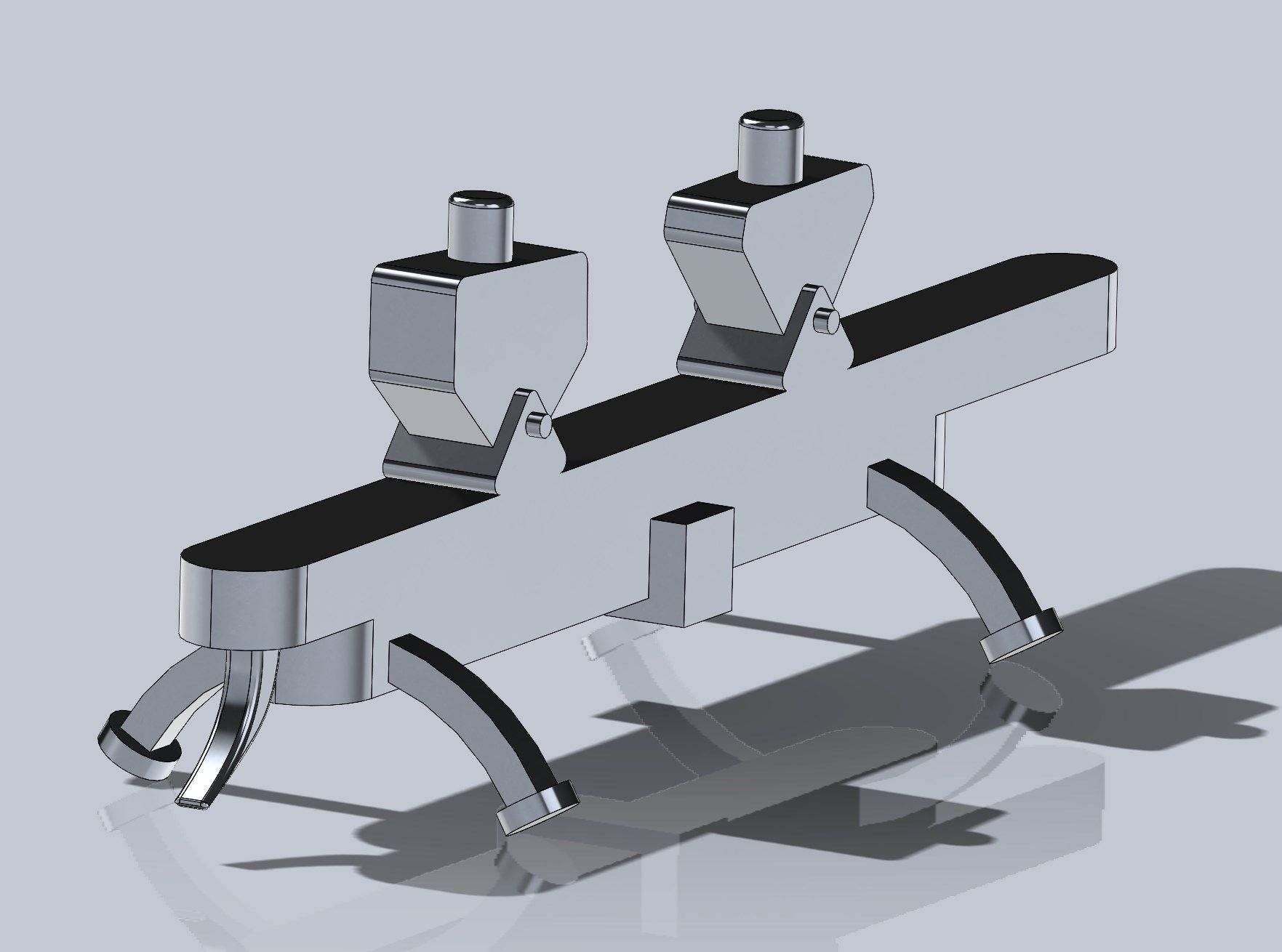 A5M4 Bomb rack 3D print model_2