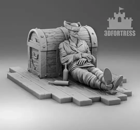 Pirate Sleep 3D print model