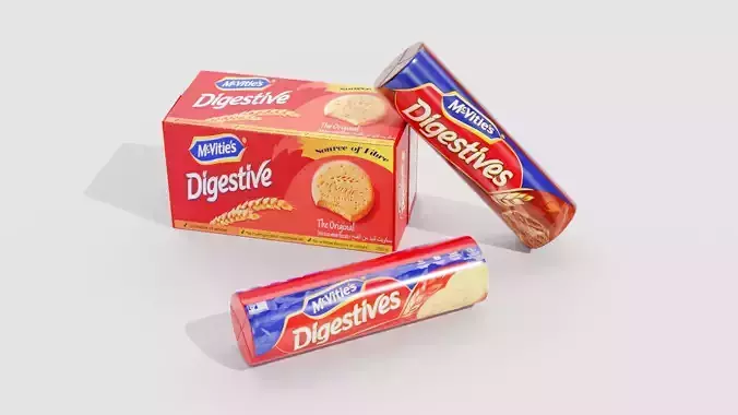 Biscuit box and wrapper