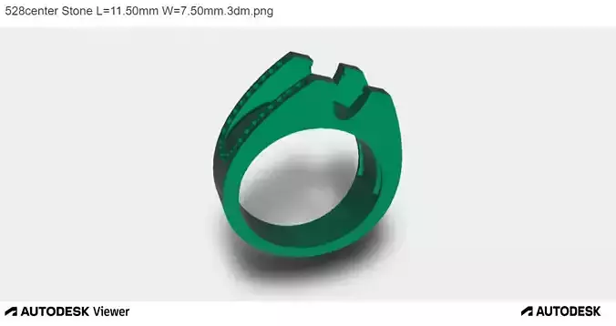 Men Ring with an Oval Cut Center Stone