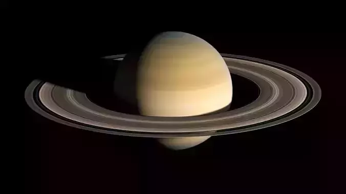 Saturn planet 3D model