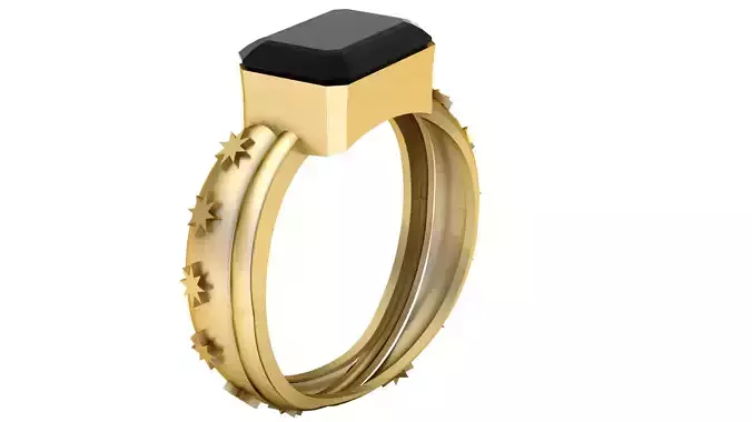 Women Fashion Ring 3d Printable Model