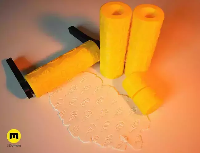 Summer Texture Rollers Free 3D print model