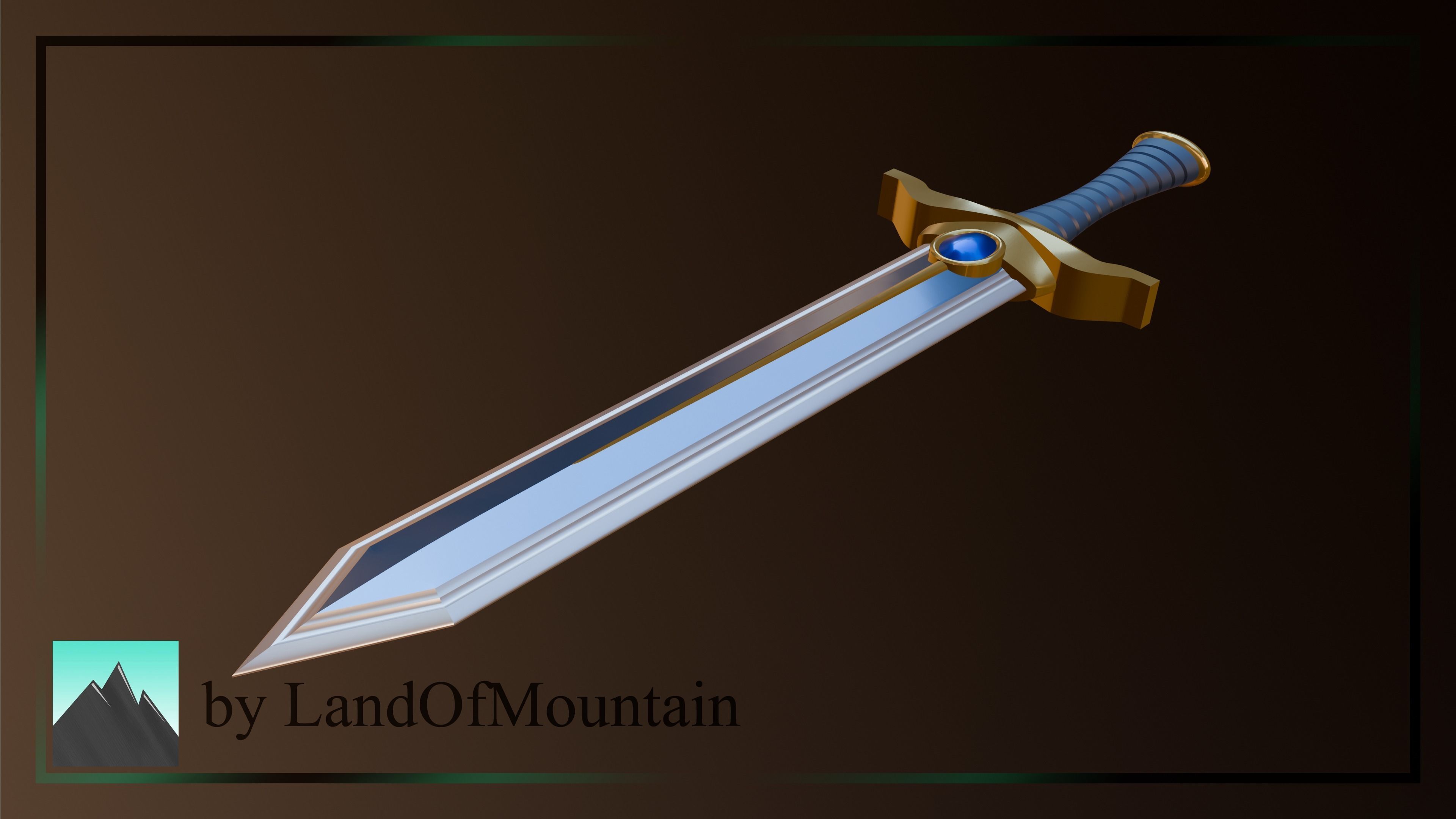 Frieren at the Funeral - Himmel Sword 3D print model_1