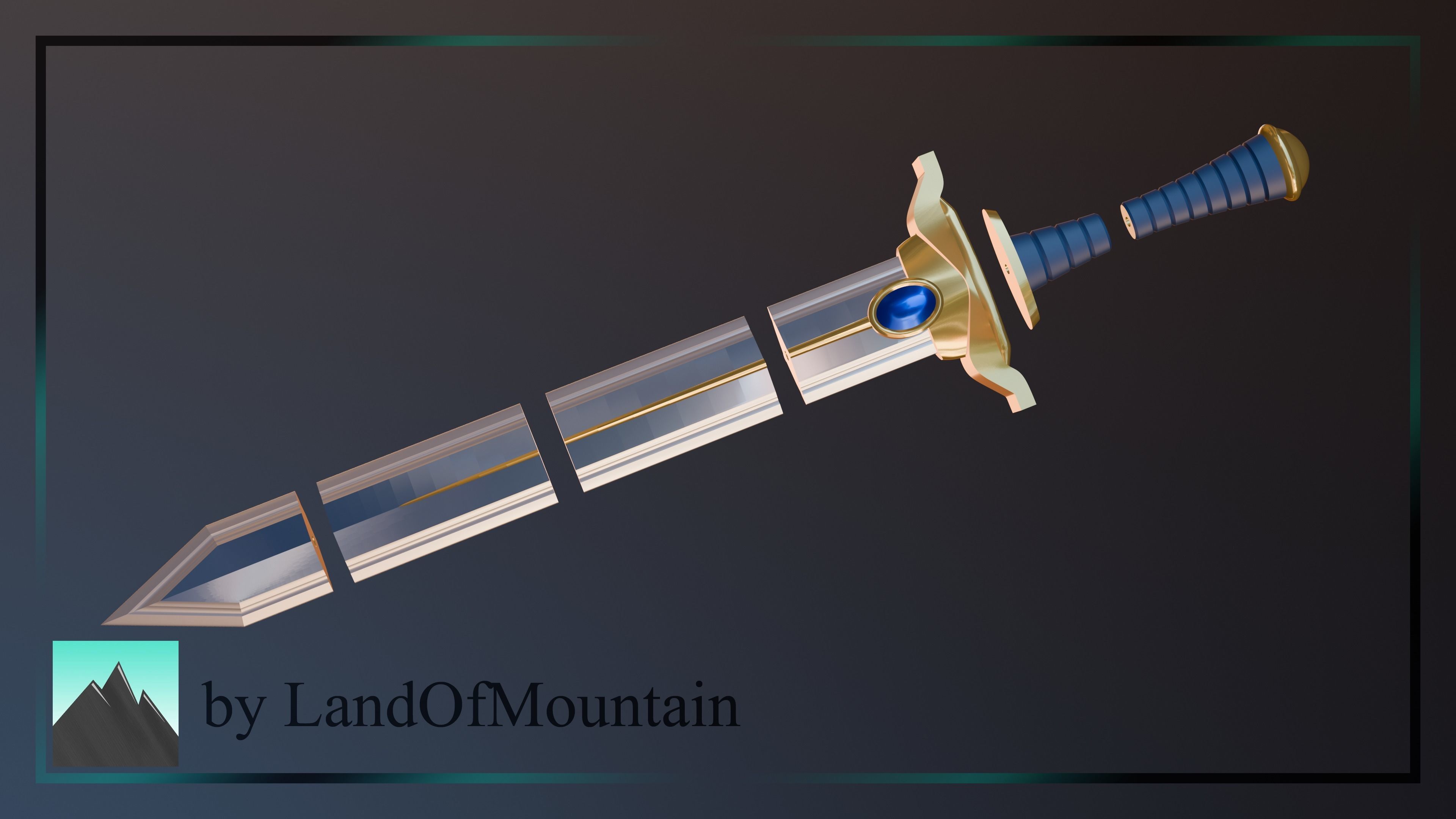 Frieren at the Funeral - Himmel Sword 3D print model_3