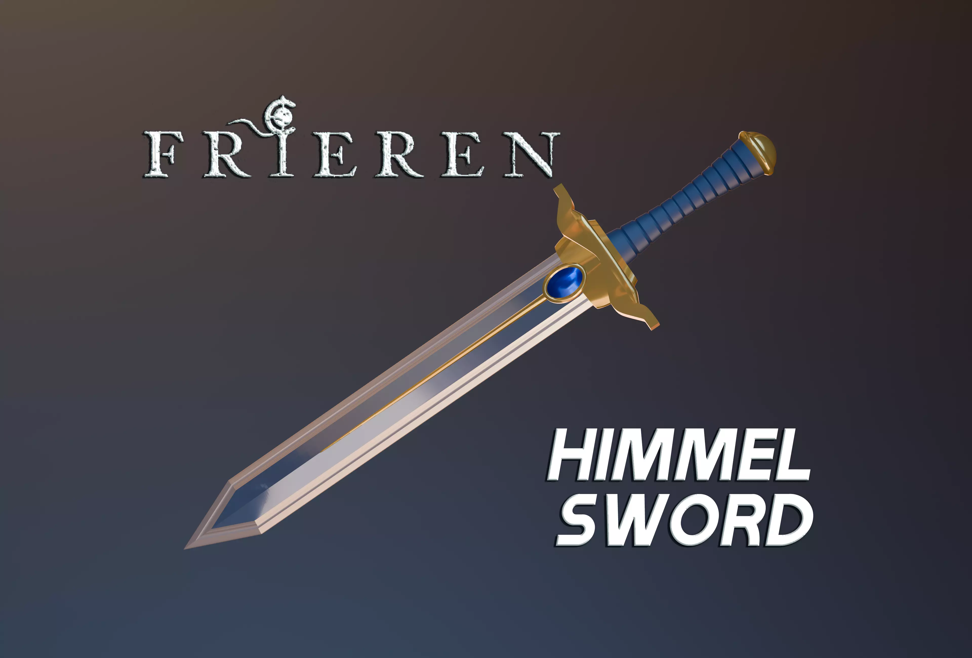 Frieren at the Funeral - Himmel Sword 3D print model_0