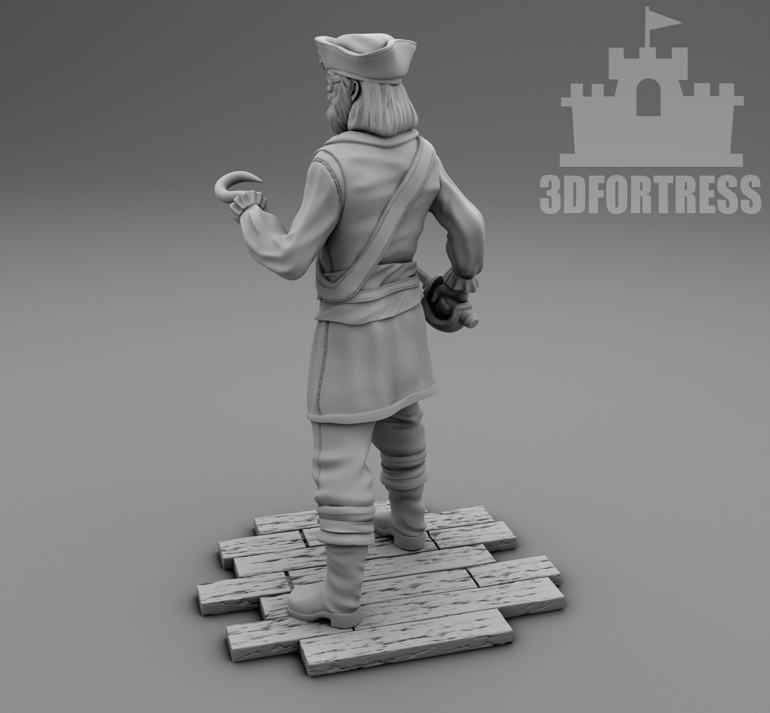 HookPirate 3D print model_3